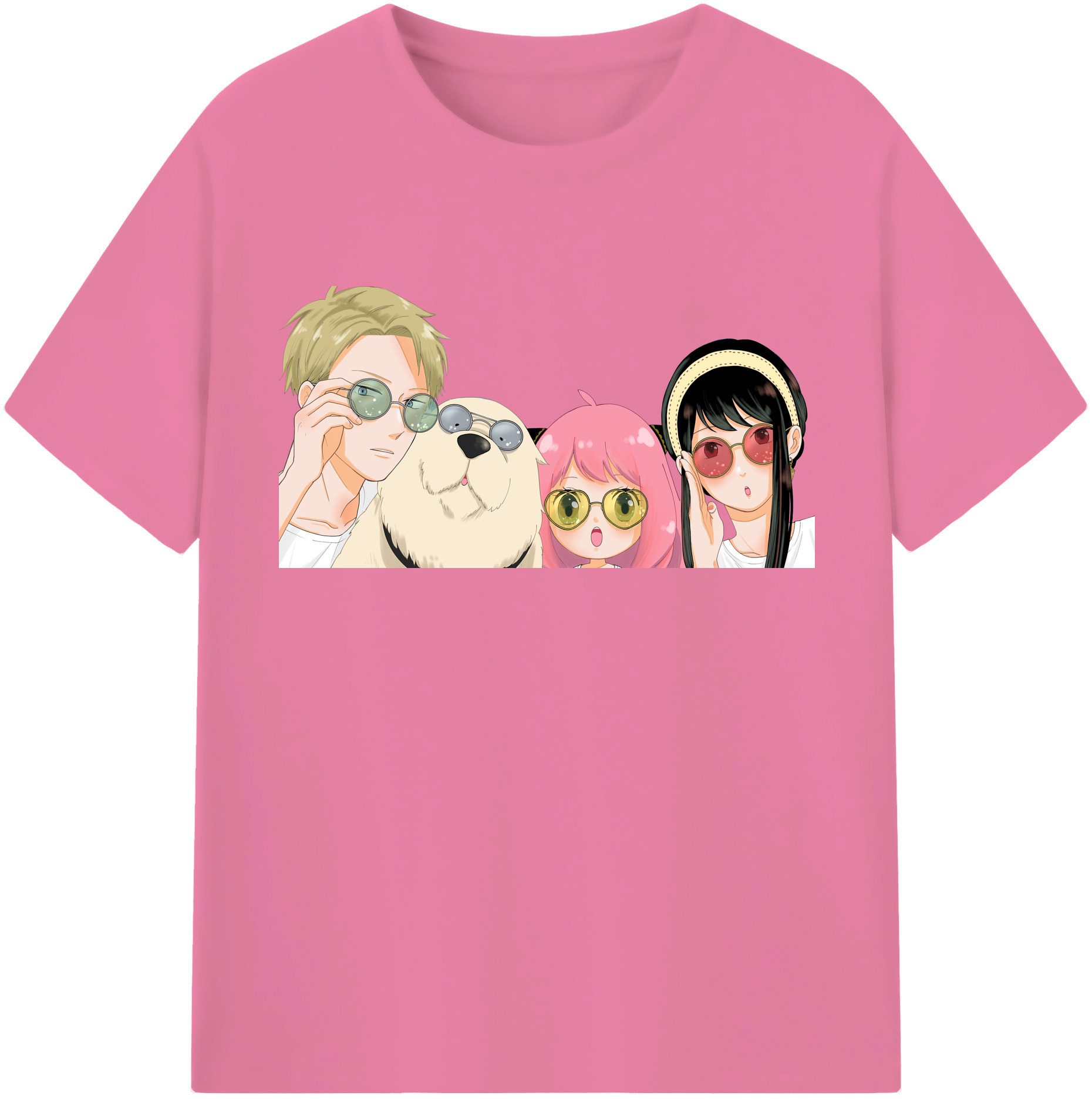 （画像用） SPY×FAMILY间谍家家酒 綿100％半袖Tシャツ（フロントプリント）